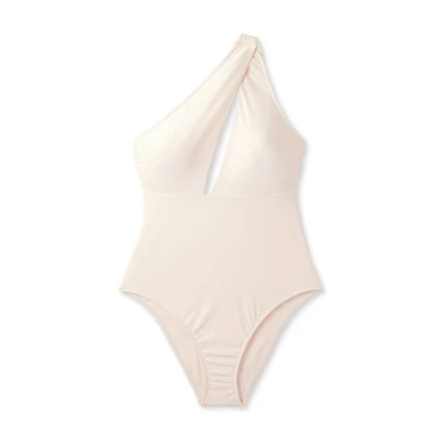 Women's One Shoulder Plunge Cut Out One Piece Swimsuit - Shade & Shore™ 5 Women's One Shoulder Plunge Cut Out One Piece Swimsuit - Shade & Shore™ - Image 5