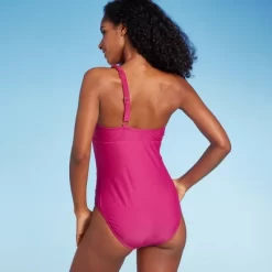 Women's One Shoulder Twist One Piece Swimsuit - Shade & Shore™ 11 Women's One Shoulder Twist One Piece Swimsuit - Shade & Shore™ -Shade & Shore GUEST 4f436c08 161d 4e1d 8218 2f76caea9689