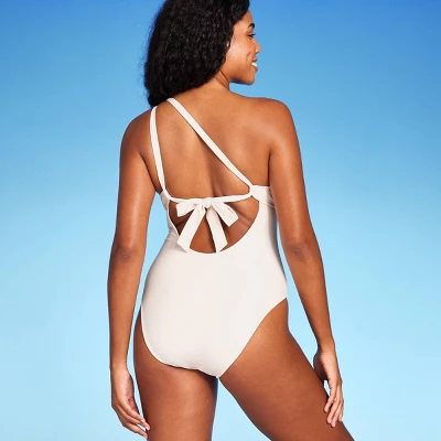 Women's One Shoulder Plunge Cut Out One Piece Swimsuit - Shade & Shore™ 3 Women's One Shoulder Plunge Cut Out One Piece Swimsuit - Shade & Shore™ - Image 3