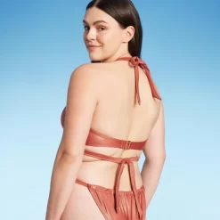 Women's Bandeau Strappy Halter Bikini Top - Shade & Shore™ Brown Shine 8 Women's Bandeau Strappy Halter Bikini Top - Shade & Shore™ Brown Shine -Shade & Shore GUEST a1614555 b823 40fe b72d 3acdf1687ee9