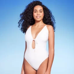Women's Tie-Front Plunge One Piece Swimsuit - Shade & Shore™ 19 Women's Tie-Front Plunge One Piece Swimsuit - Shade & Shore™ -Shade & Shore GUEST b3ebdd53 4245 470b ac6a 4489c15b7eaf